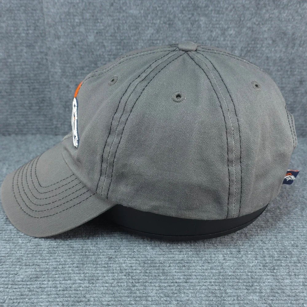 Denver Broncos Hat Cap Mens Strapback Grey NFL Football Casual Sports Fan‎ Gear